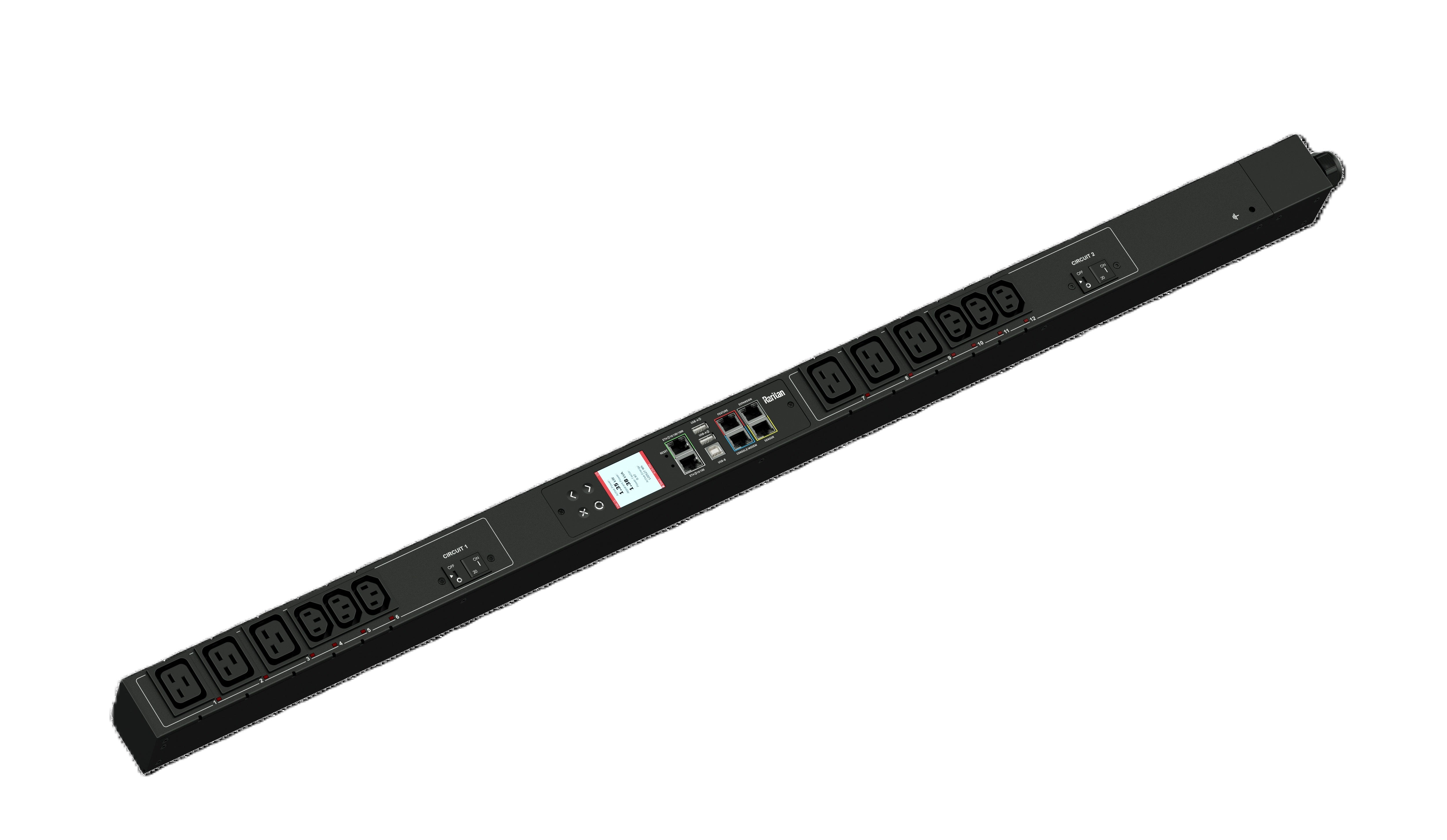 Raritan PX2-5104X2-V2C5 PX 12-Outlet 230V Rack Mountable Power Distribution Unit