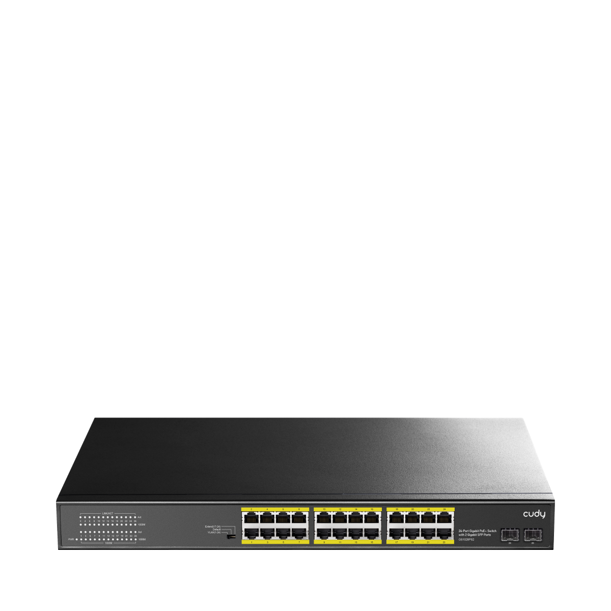 Cudy 24-GbE PoE Switch with 2 Uplink SFP