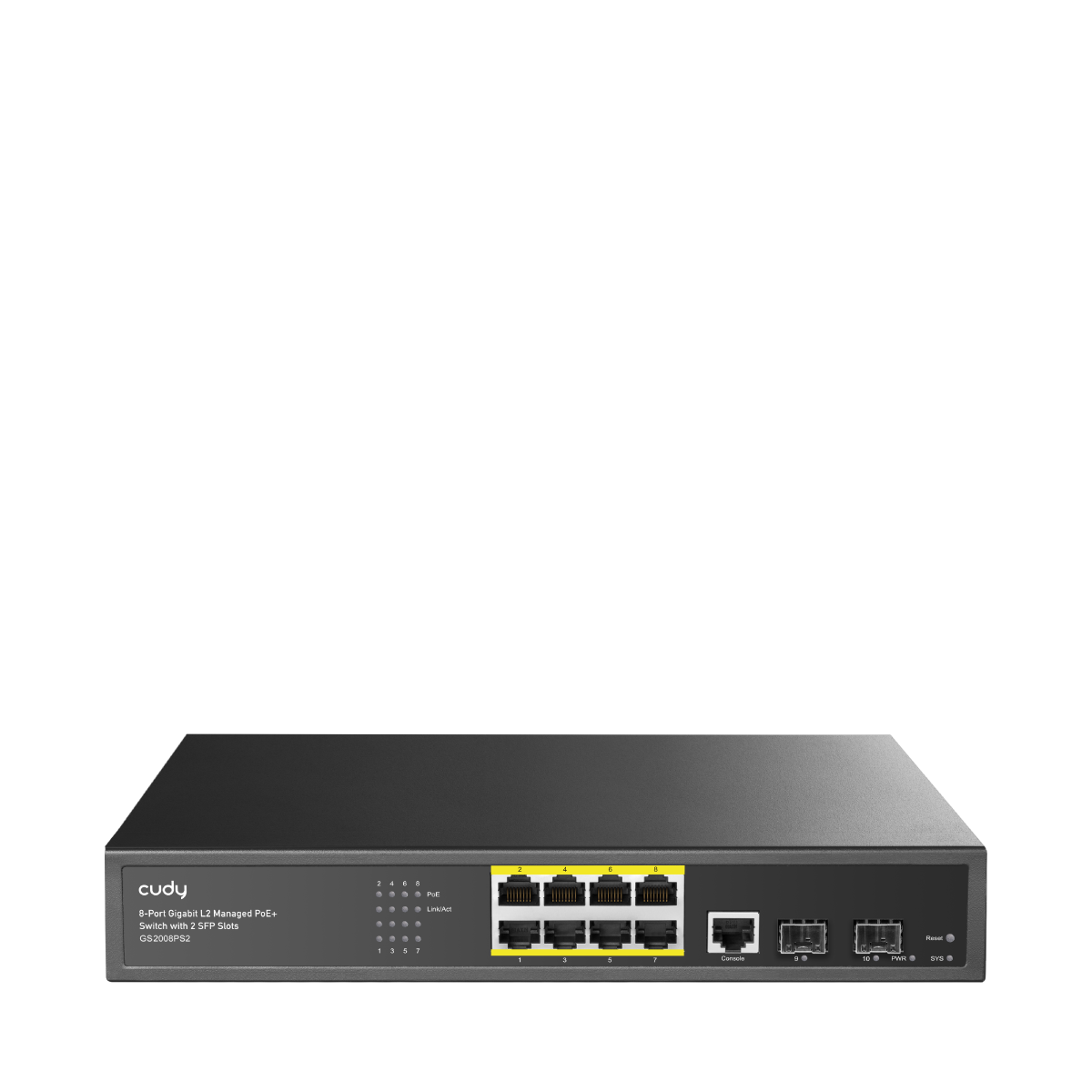 Cudy 8-GbE PoE L2 Managed Switch with 2-SFP