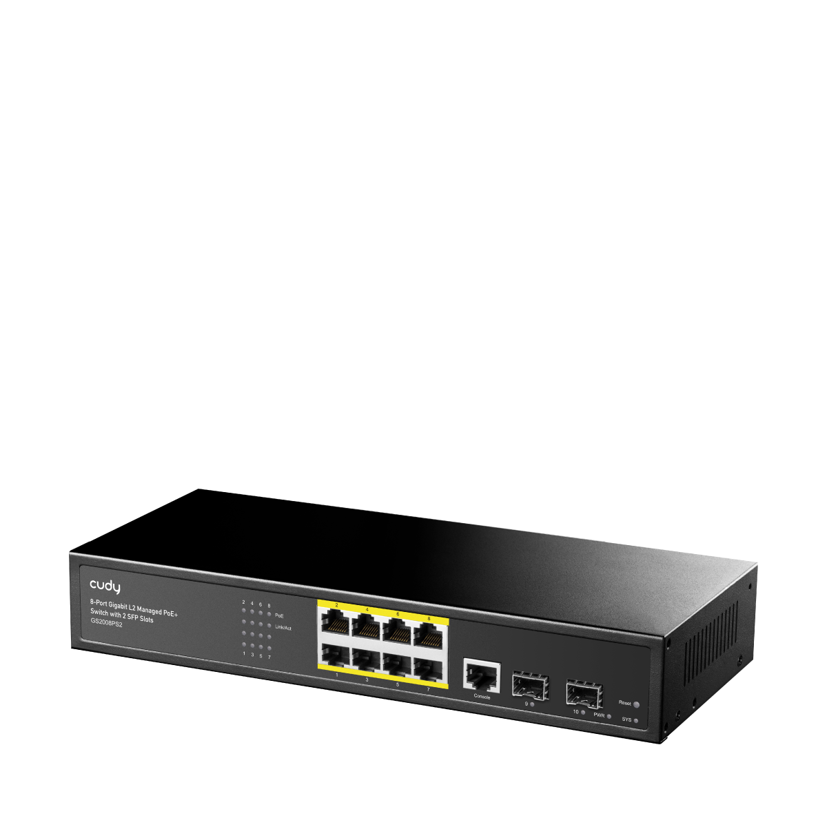 Cudy 8-GbE PoE L2 Managed Switch with 2-SFP
