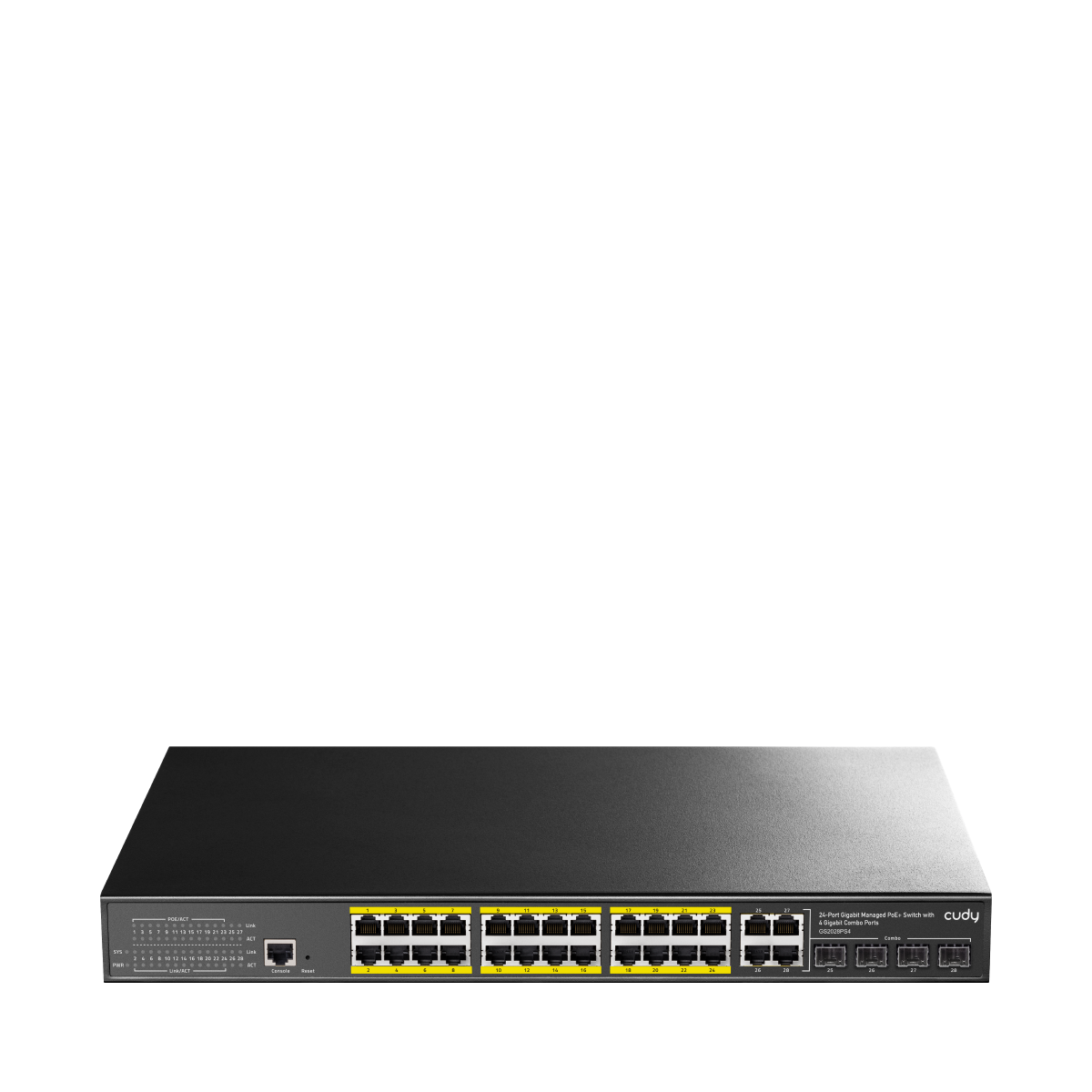 Cudy 24-GbE PoE L2 Managed Switch with 4 Gigabit Combo Ports 400W