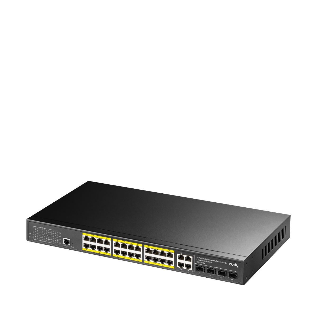 Cudy 24-GbE PoE L2 Managed Switch with 4 Gigabit Combo Ports 400W